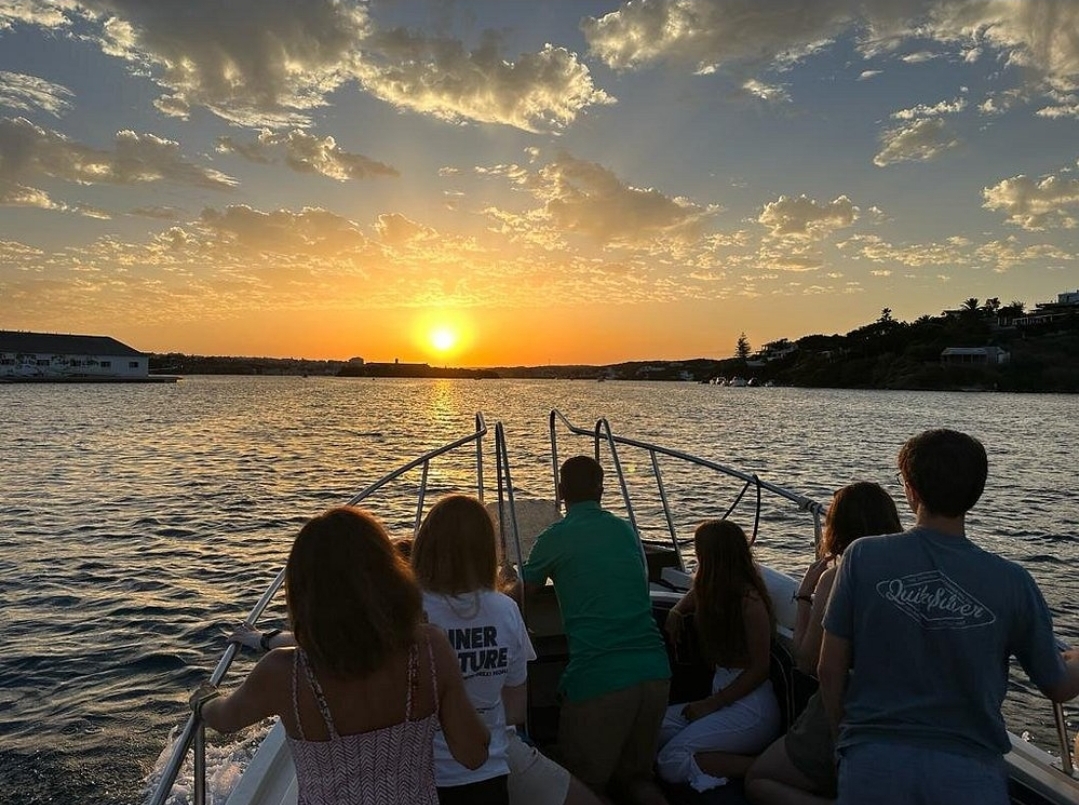 Sunset in Mahón harbor